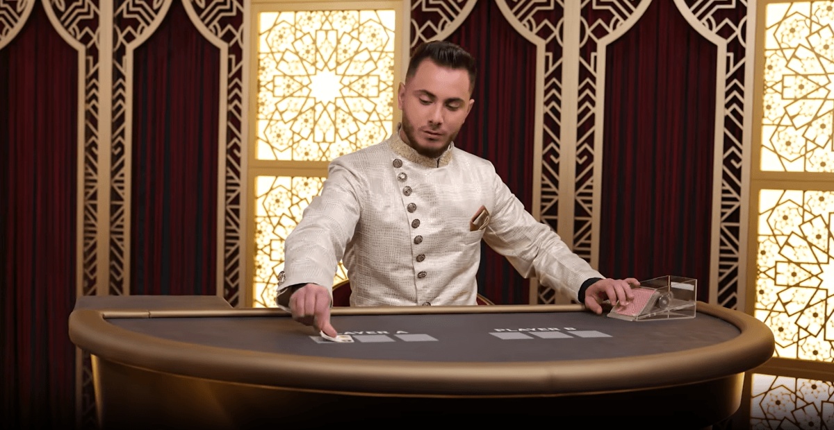 Live-Spiel im Online-Casino.